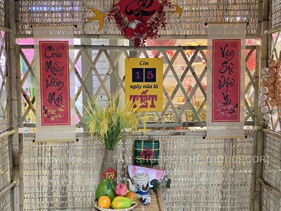 Lịch gỗ Đếm ngày đến Tết [Gỗ nhẹ - Sơn thủ công] 30x42cm LICH-03